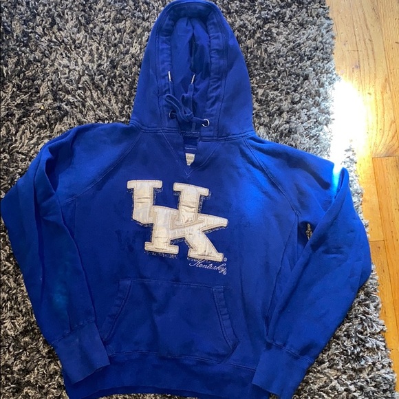 university blue hoodie